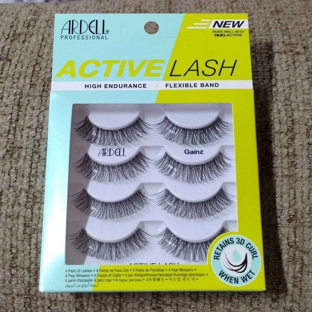 Ardell Professional Active Lash Gainz High Endurance Flexible Band 4 Pairs‎